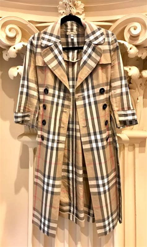 burberry winter coats women|Burberry signature plaid women's coat.